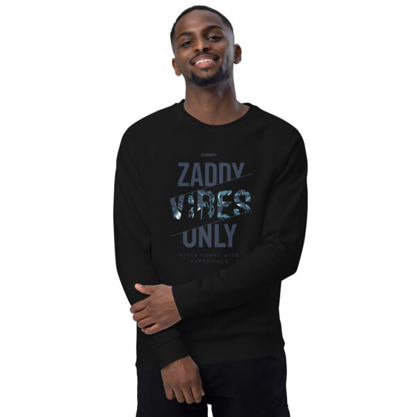 Unisex organic raglan sweatshirt - Image 3