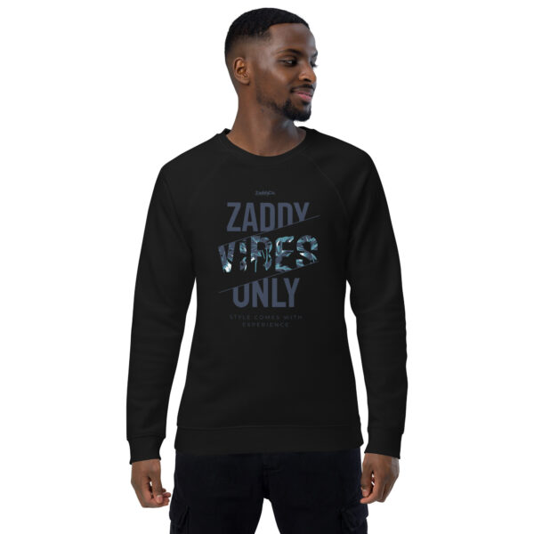 Unisex organic raglan sweatshirt - Image 2