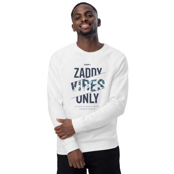 Unisex organic raglan sweatshirt
